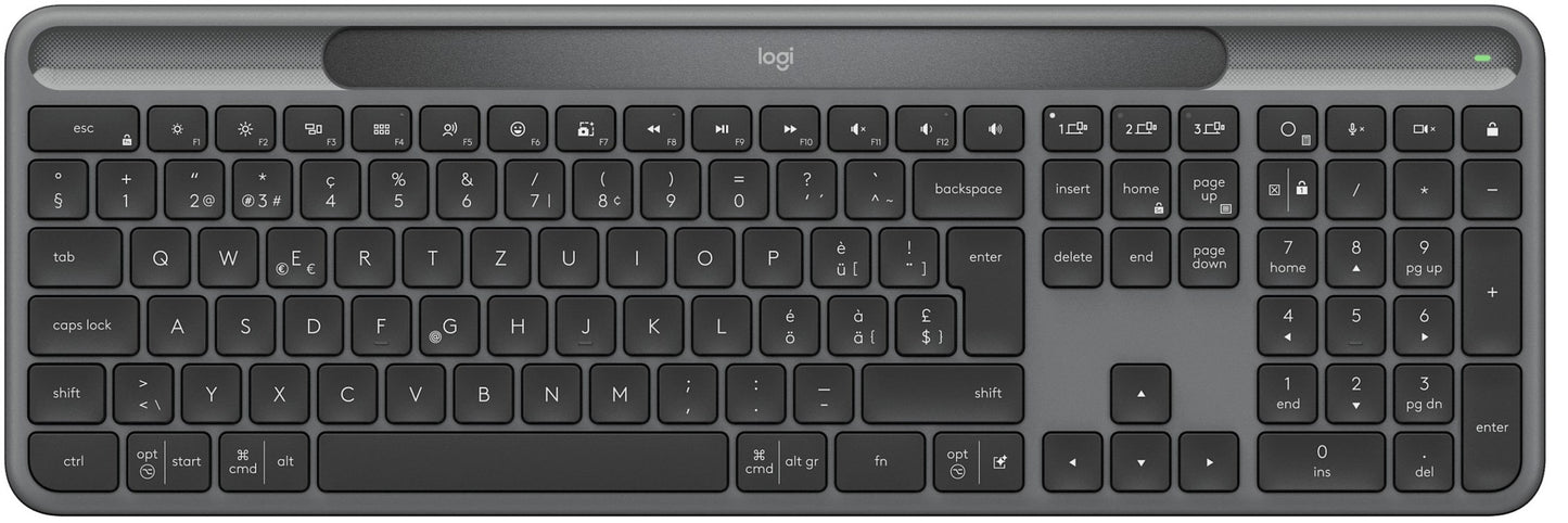 Logitech Wireless K980 Signature Slim Solar Graphite