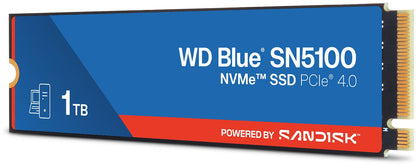 WD SSD 1TB M.2 PCIe 4.0 x4 2280 SN5100 Blue