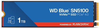 WD SSD 1TB M.2 PCIe 4.0 x4 2280 SN5100 Blue