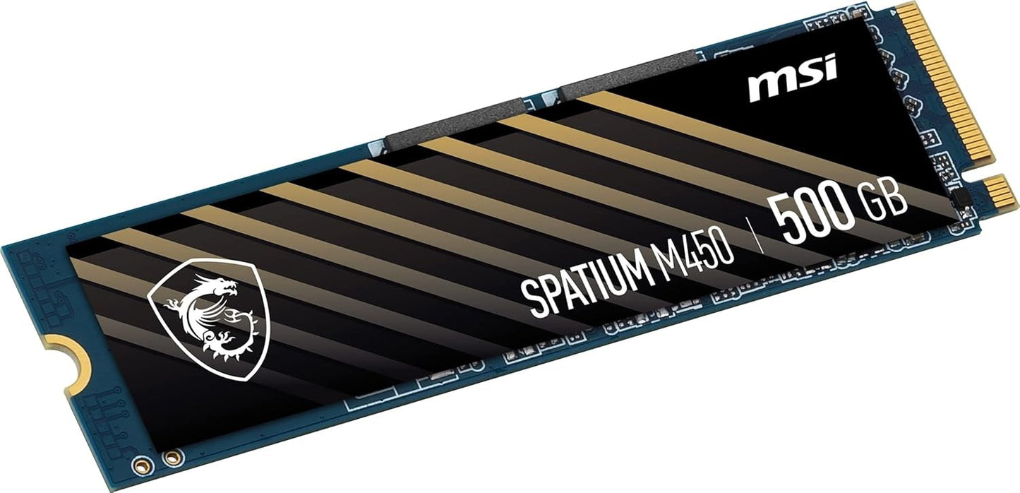 MSI SSD 500GB SPATIUM M450 PCIe 4.0 NVMe M.2 2280 5Y