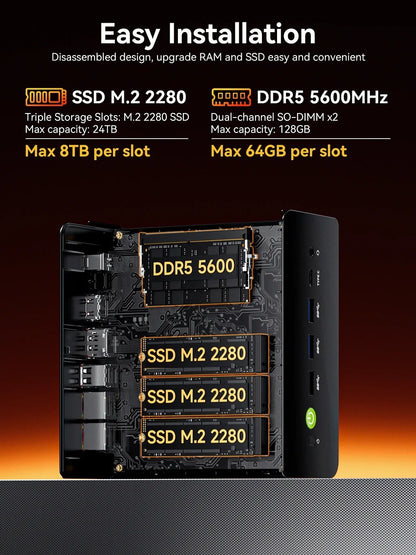 GMKtec NucBox K12 AMD R7-H255 - 32GB - 1TB