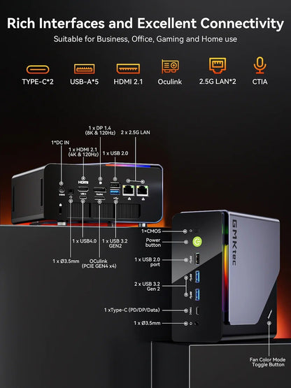 GMKtec NucBox K12 AMD R7-H255 - 32GB - 1TB