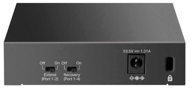 TP-LINK SWITCH 5-PORT Gigabit 4P PoE+ LS105GP TP-Link