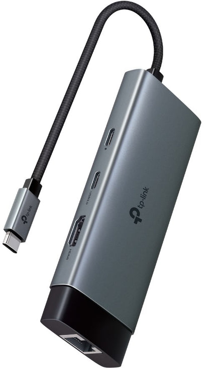 TP-Link 6-in-1 UH6120C Hub 1XHDMI 1XLAN 1XUSB-C PD X2USB-A