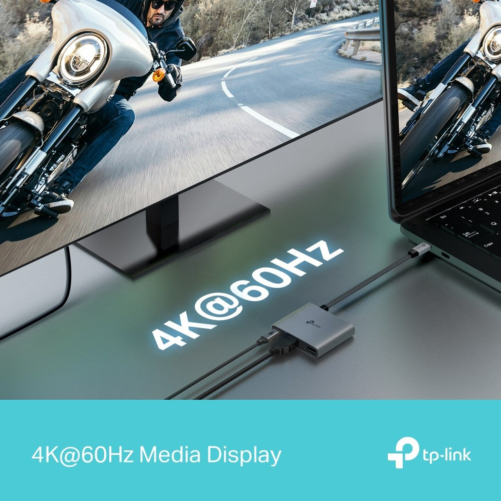 TP-Link 3-in-1 UH3020C Hub USB Type-C