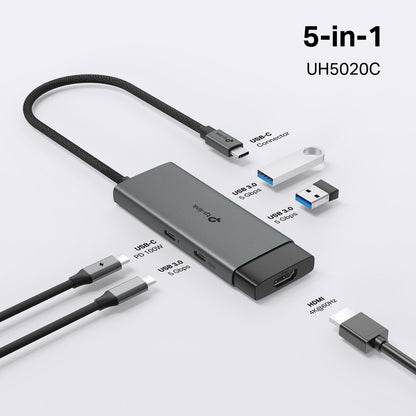 TP-Link UH5020C 5-in-1 1XHDMI 1XUSB-C PD 1XUSB-A
