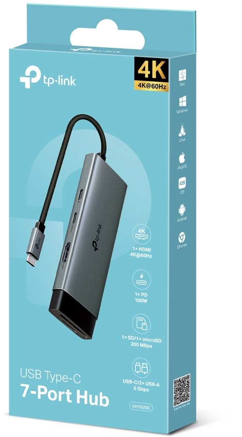 TP-LINK TP‑Link UH7020C USB Type‑C 7‑in‑1 Hub