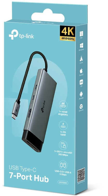 TP-LINK TP‑Link UH7020C USB Type‑C 7‑in‑1 Hub