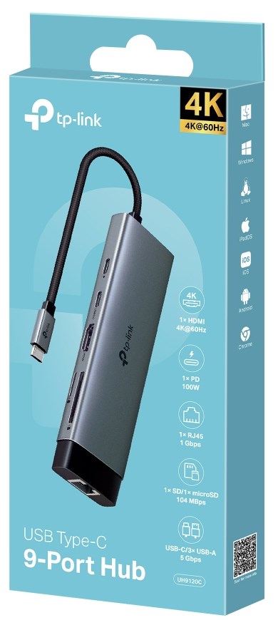 TP-LINK TP‑Link UH9120C USB Type‑C 9‑in‑1 Hub