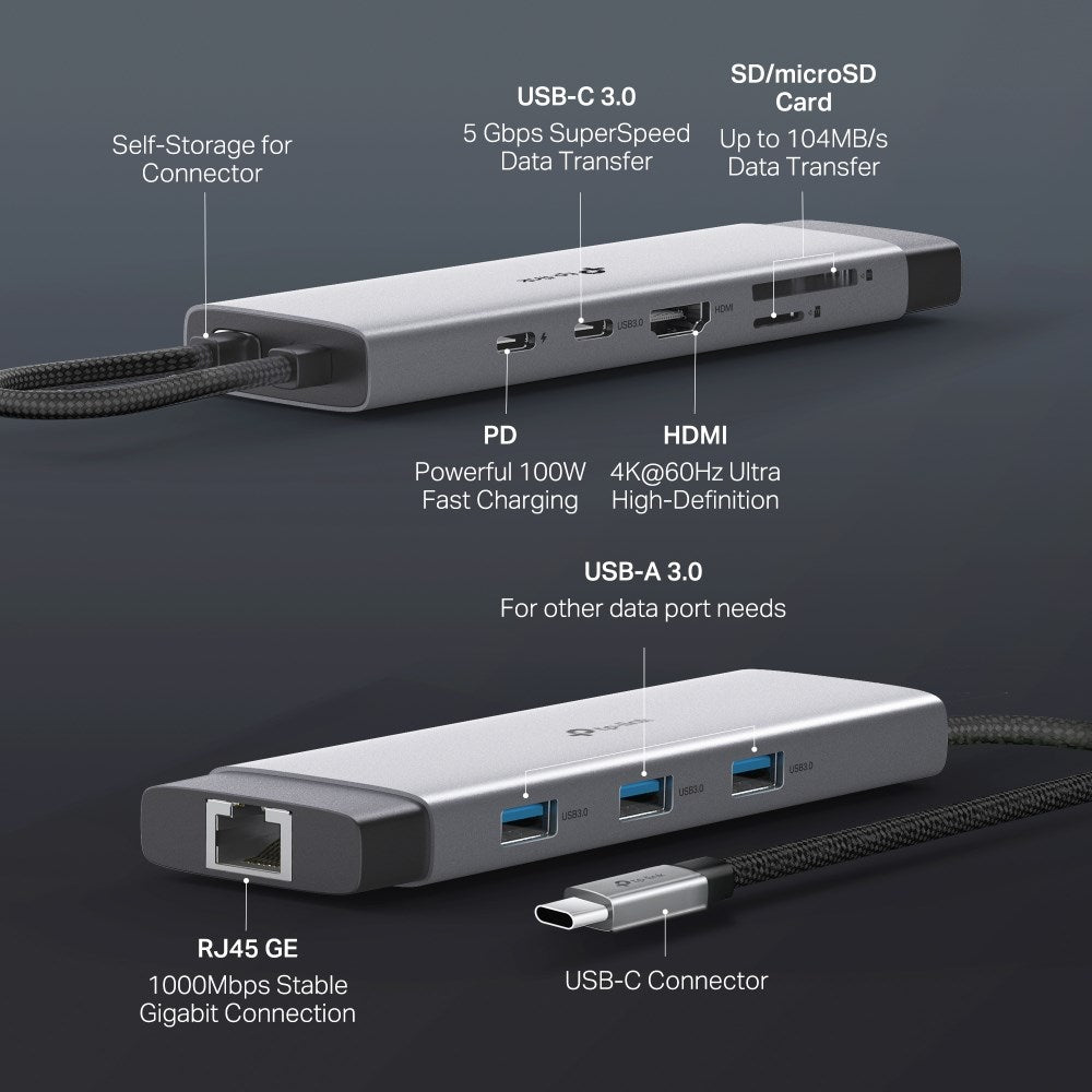 TP-LINK TP‑Link UH9120C USB Type‑C 9‑in‑1 Hub