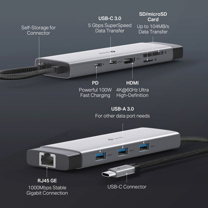 TP-LINK TP‑Link UH9120C USB Type‑C 9‑in‑1 Hub