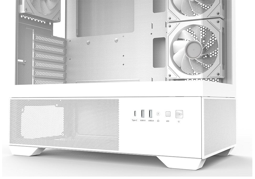 Zalman CASE ZALMAN CHRONIX V2 ATX Mid Tower White