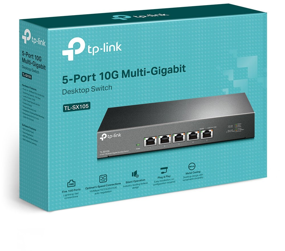 TP-LINK SWITCH 5-PORT 10G V1 TP-LINK