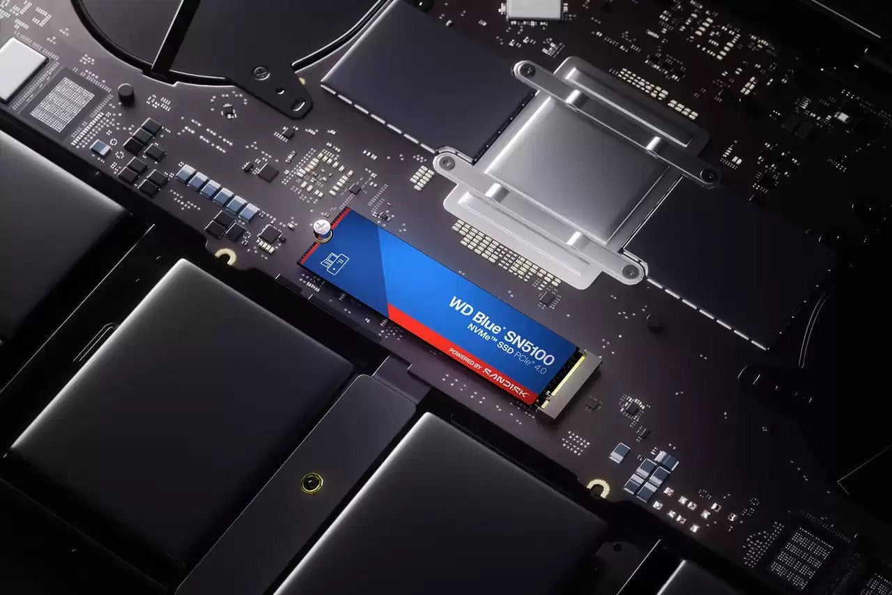 WD SSD 4TB M.2 PCIe 4.0 x4 2280 SN5100 Blue