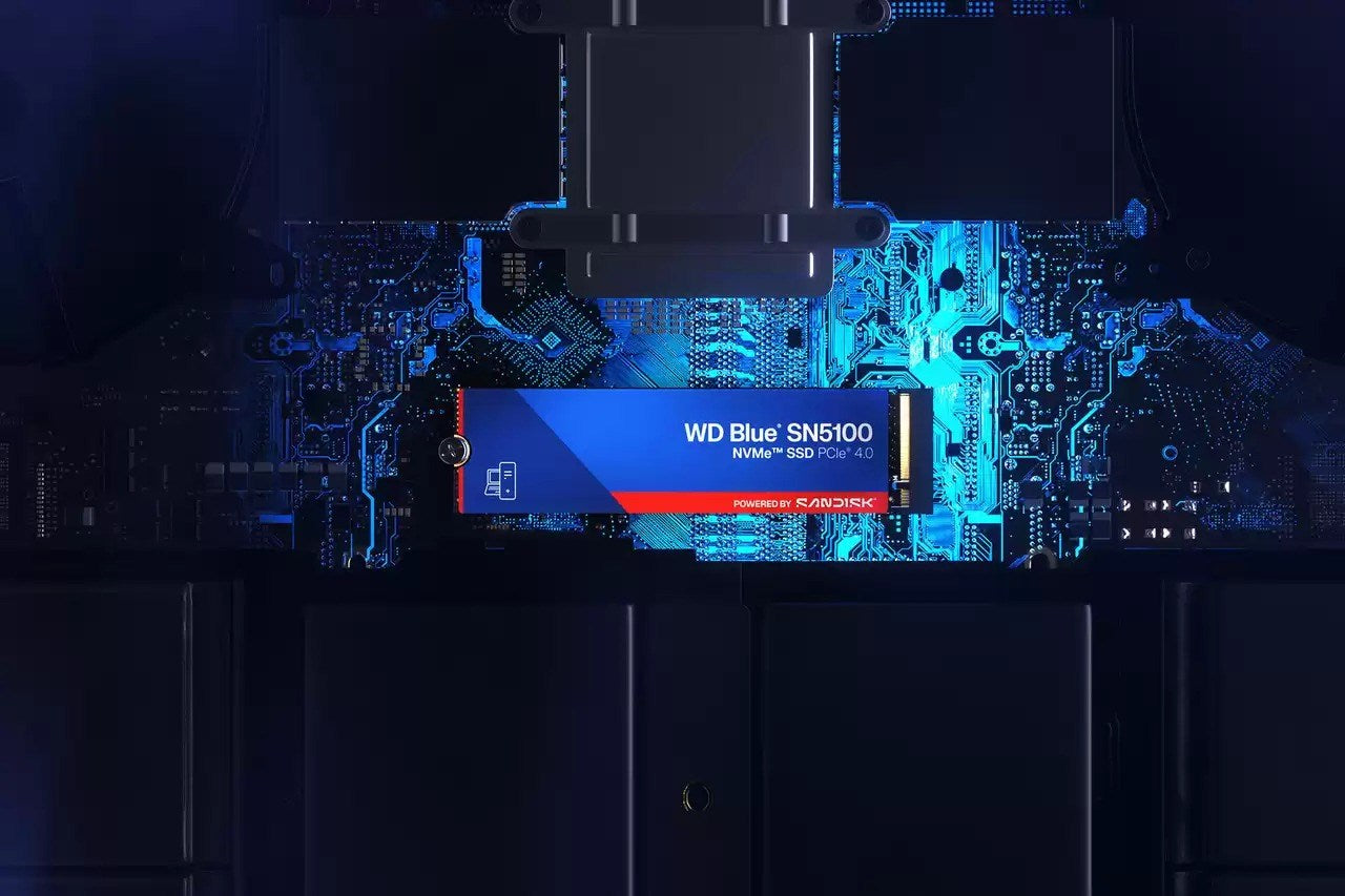 WD SSD 4TB M.2 PCIe 4.0 x4 2280 SN5100 Blue