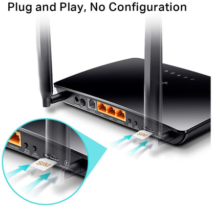 TP-LINK ROUTER TL-MR6500v N300 4G LTE + Telephony 300Mbps TP-LINK