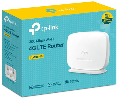 TP-LINK ROUTER TL-MR105 300 Mbps Wireless N 4G LTE TP-LINK