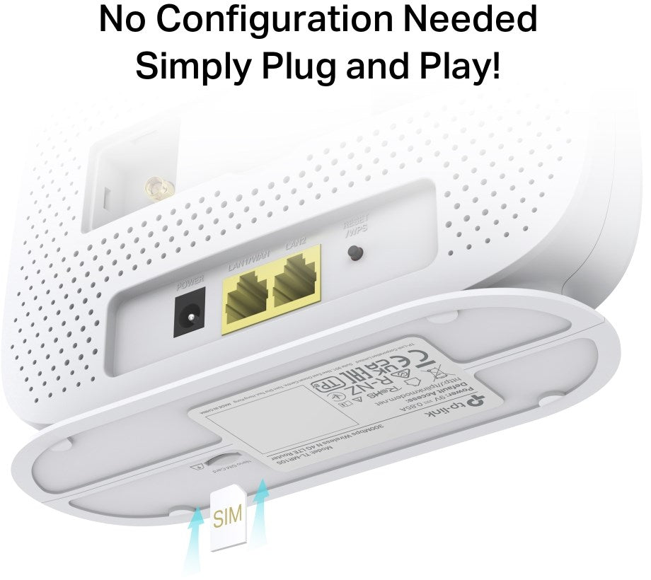 TP-LINK ROUTER TL-MR105 300 Mbps Wireless N 4G LTE TP-LINK
