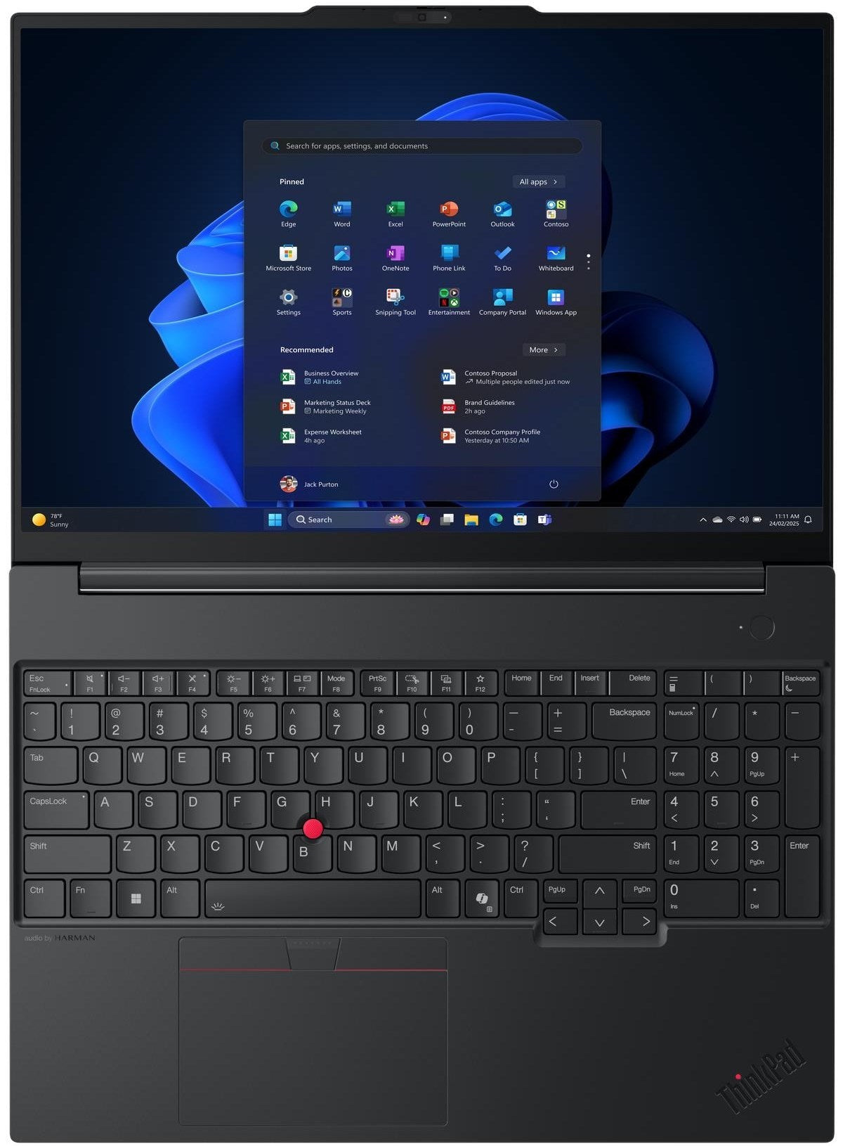 Lenovo ThinkPad E16 Gen3 ULT7-258V - 512SSD - Win11Pro - 32GB