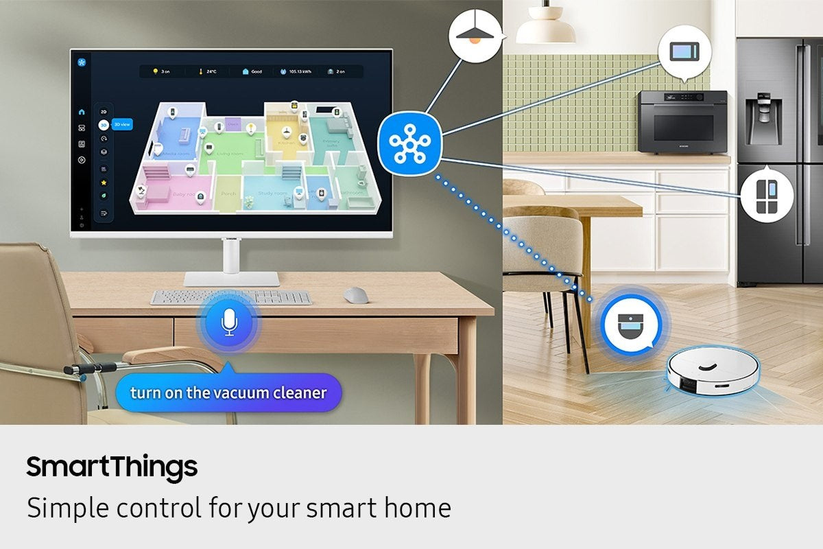 SAMSUNG M7 31.5" UHD - 4K - S32FM701UU - SMART TV