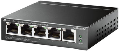 TP-LINK SWITCH 5-PORT GIGA EASY SMART WITH 4-PORT POE+ 120W TP-LINK