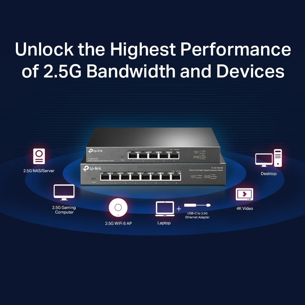 TP-LINK SWITCH 8-PORT 2.5G V1 TP-LINK