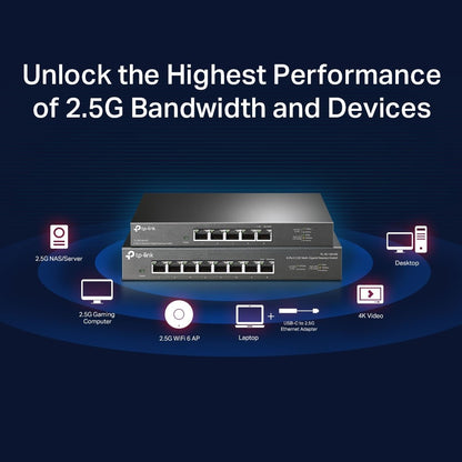 TP-LINK SWITCH 8-PORT 2.5G V1 TP-LINK