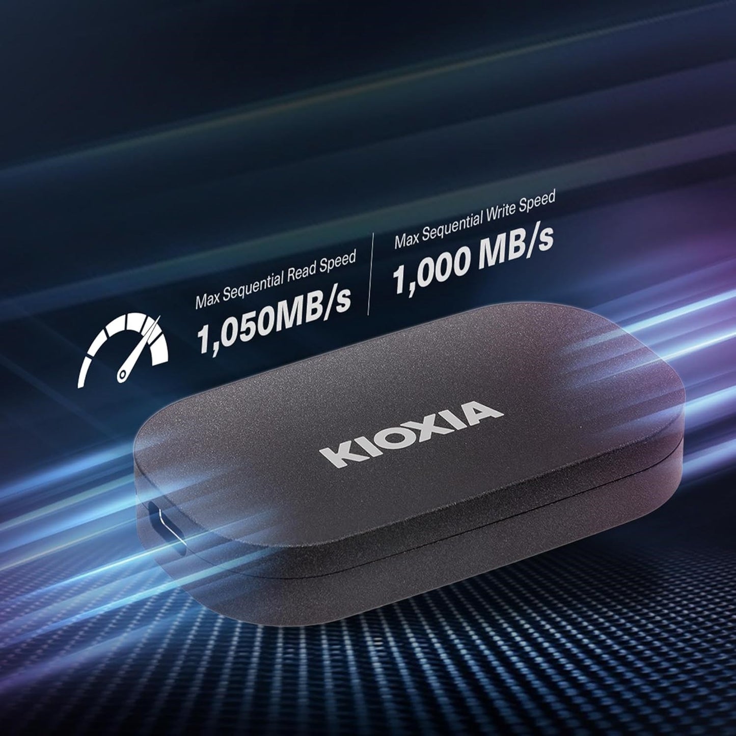 KIOXIA EXTERNAL SSD 1TB PORTABLE USB3.2 Gen2 TYPE-C EXCERIA PLUS KIOXIA