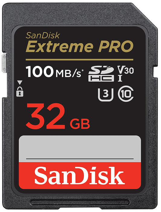 SanDisk s Sandisk - 32GB Extreme PRO SDHC UHS 100MB