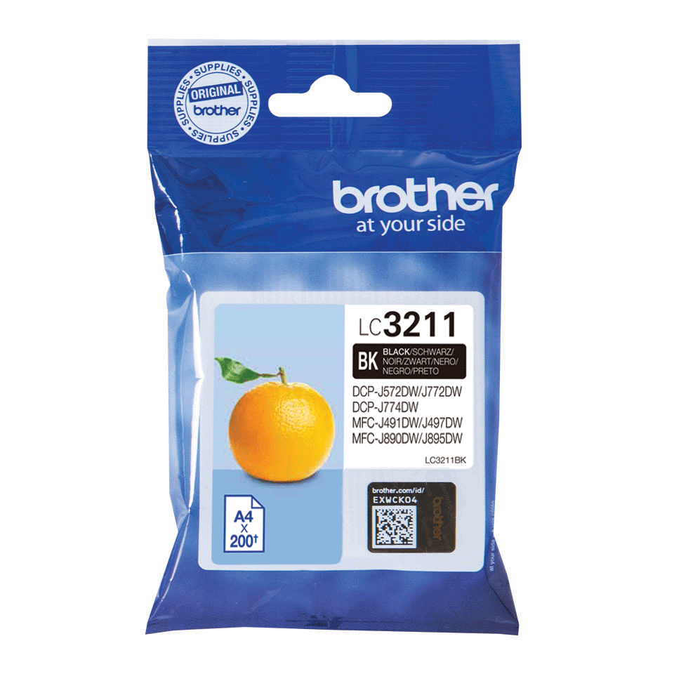 Brother מילוי ברדר שחור LC-3211BK J5720