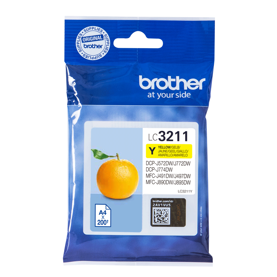 Brother מילוי ברדר צהוב LC-3211Y J5720
