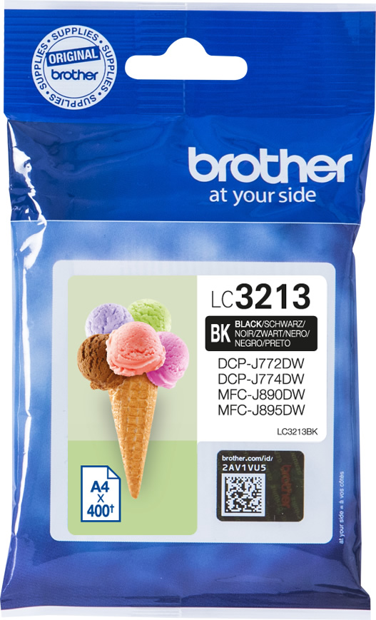 Brother מילוי ברדר שחור LC3213-BK J572 - 774