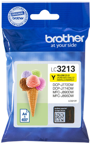 Brother מילוי ברדר צהוב LC3213-Y J572 - 774