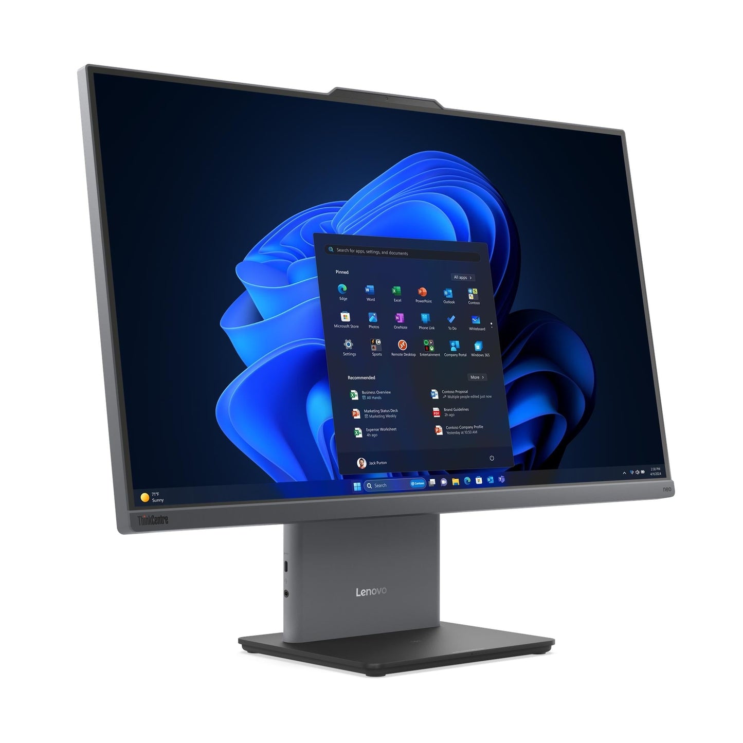 LENOVO ThinkCentre AIO 50a 24 G6 U5-226V - Touch - 16GB - 512GB