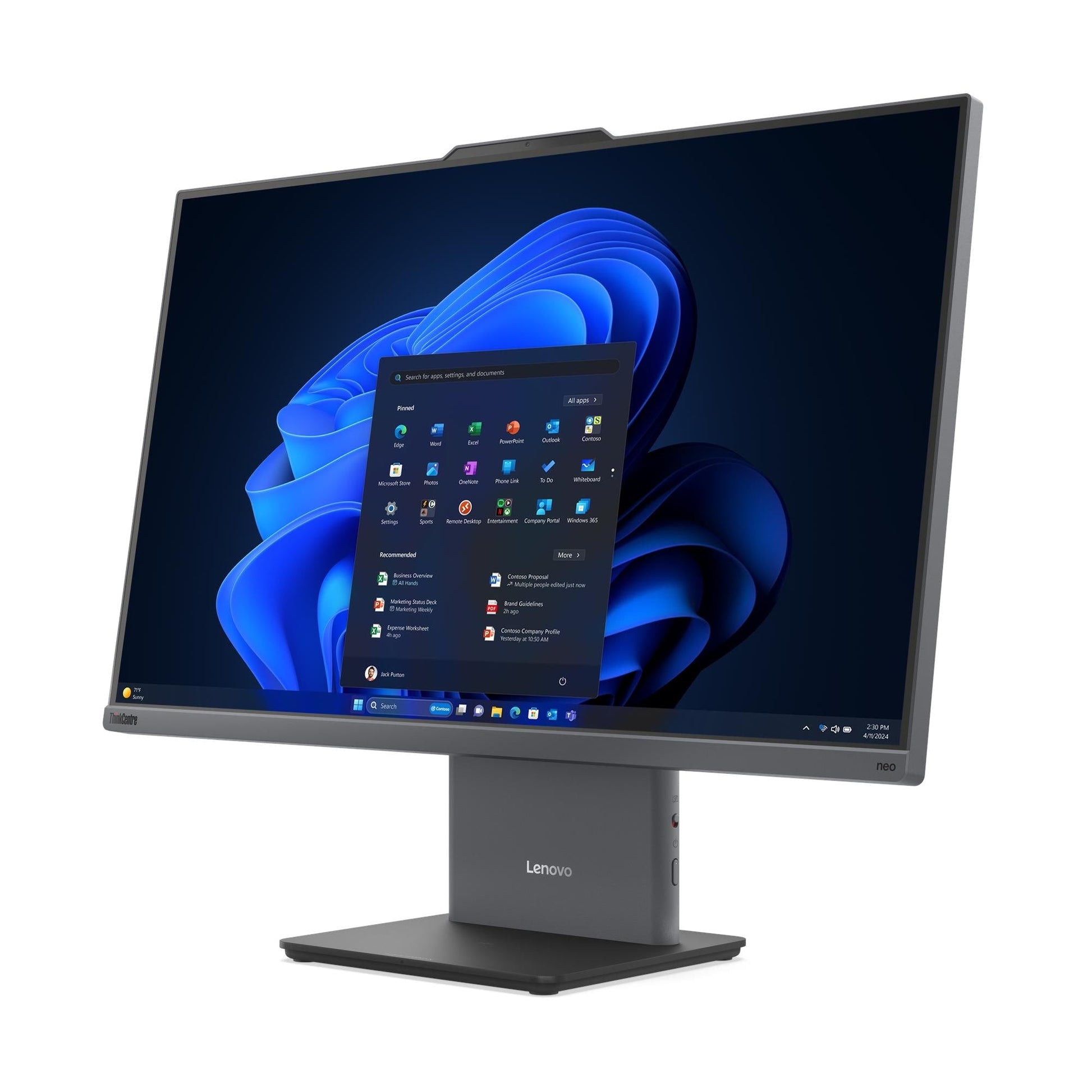 LENOVO ThinkCentre AIO 50a 24 G6 U7-256V - Touch - 16GB - 512GB