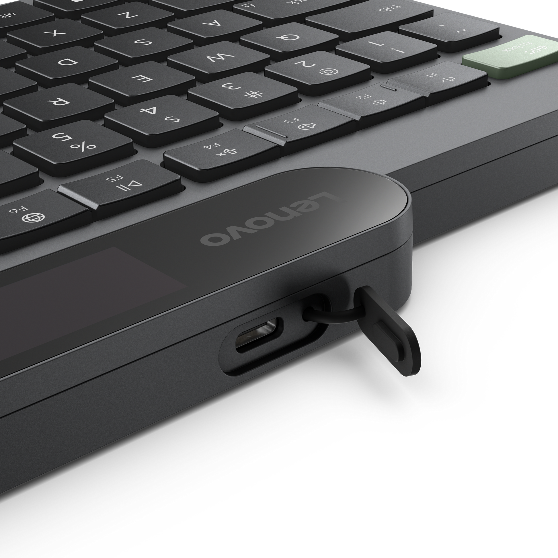 LENOVO Self-Charging Bluetooth Keyboard - BT 5.1, U