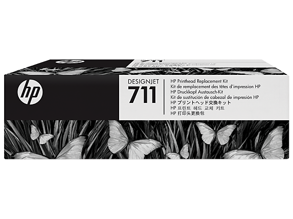 HP קיט ראש הדפסהHP 711 לC1Q10A T-520 - T-