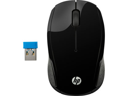 HP עכבר HP אופטי אלחוטי שחור - דונגל ננו 200