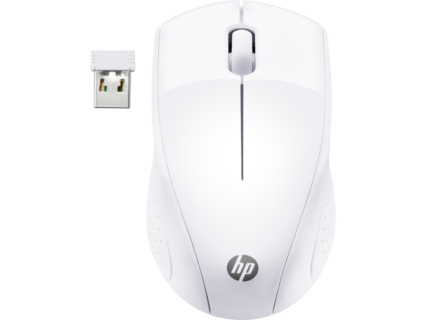 HP עכבר HP אופטי אלחוטי - דונגל ננו 220 לבן