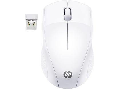 HP עכבר HP אופטי אלחוטי - דונגל ננו 220 לבן
