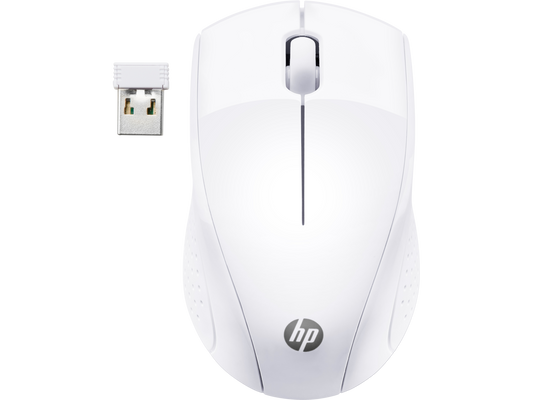 HP עכבר HP אופטי אלחוטי - דונגל ננו 220 לבן