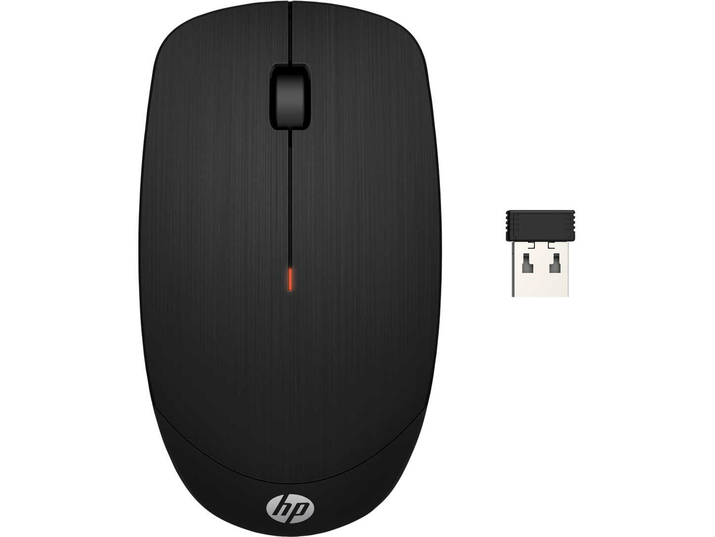 HP עכבר HP אופטי אלחוטי גדול - דונגל ננו X200 שחור