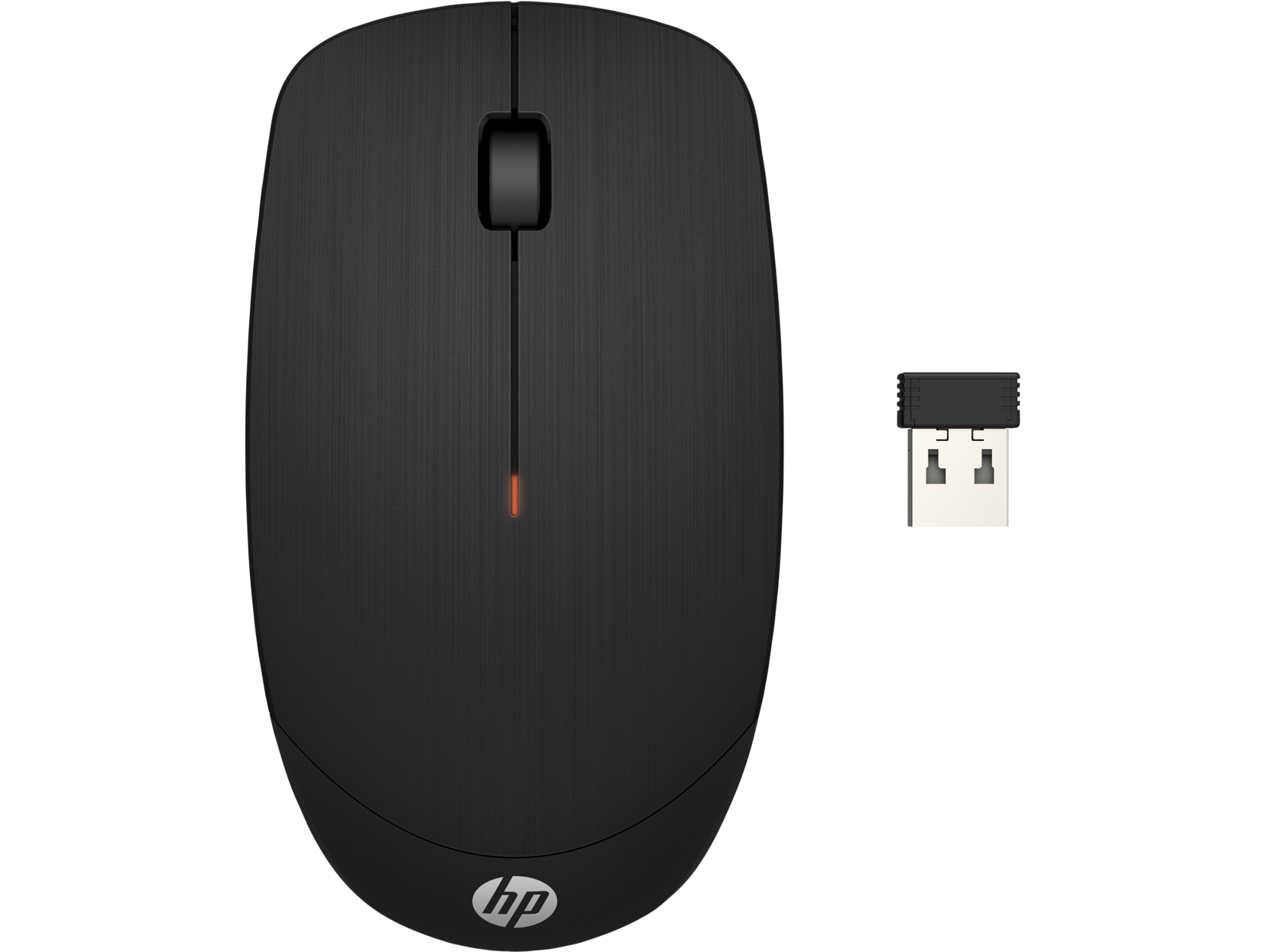 HP עכבר HP אופטי אלחוטי גדול - דונגל ננו X200 שחור
