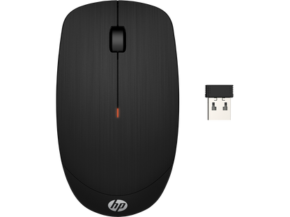 HP עכבר HP אופטי אלחוטי גדול - דונגל ננו X200 שחור