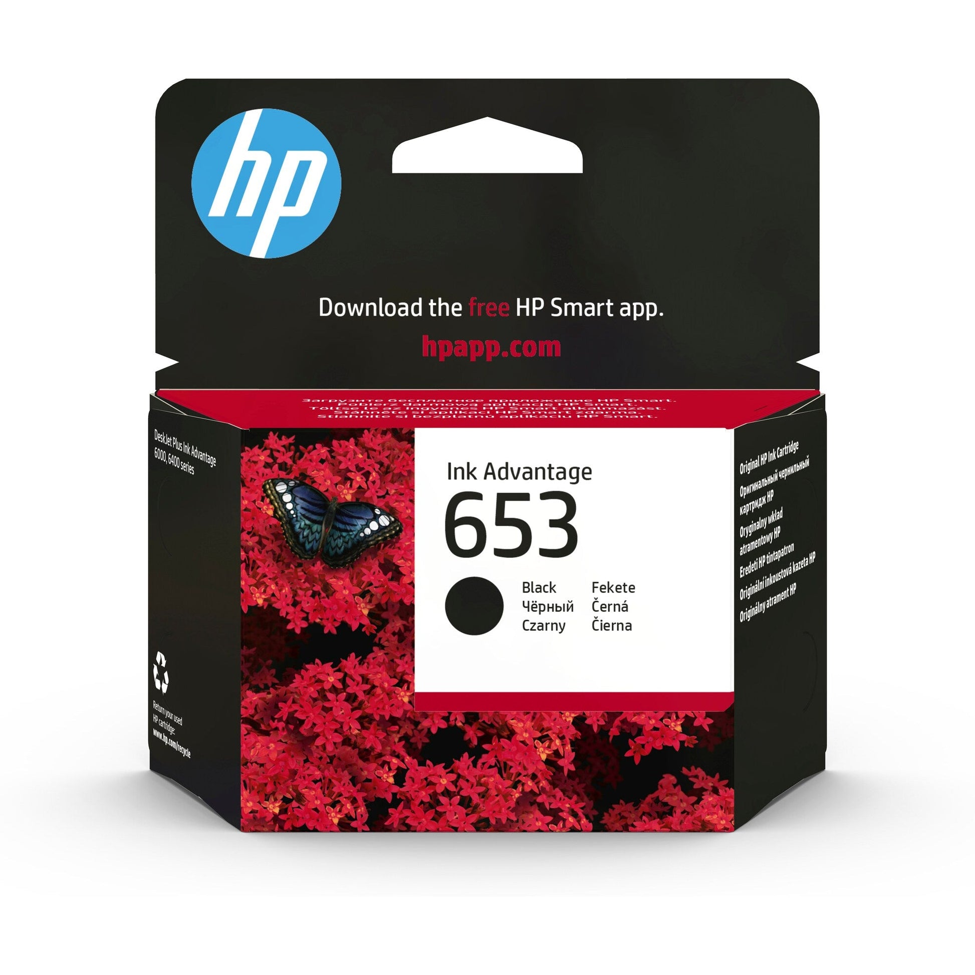 HP ראש דיו 653 שחור 3YM75AE 6475