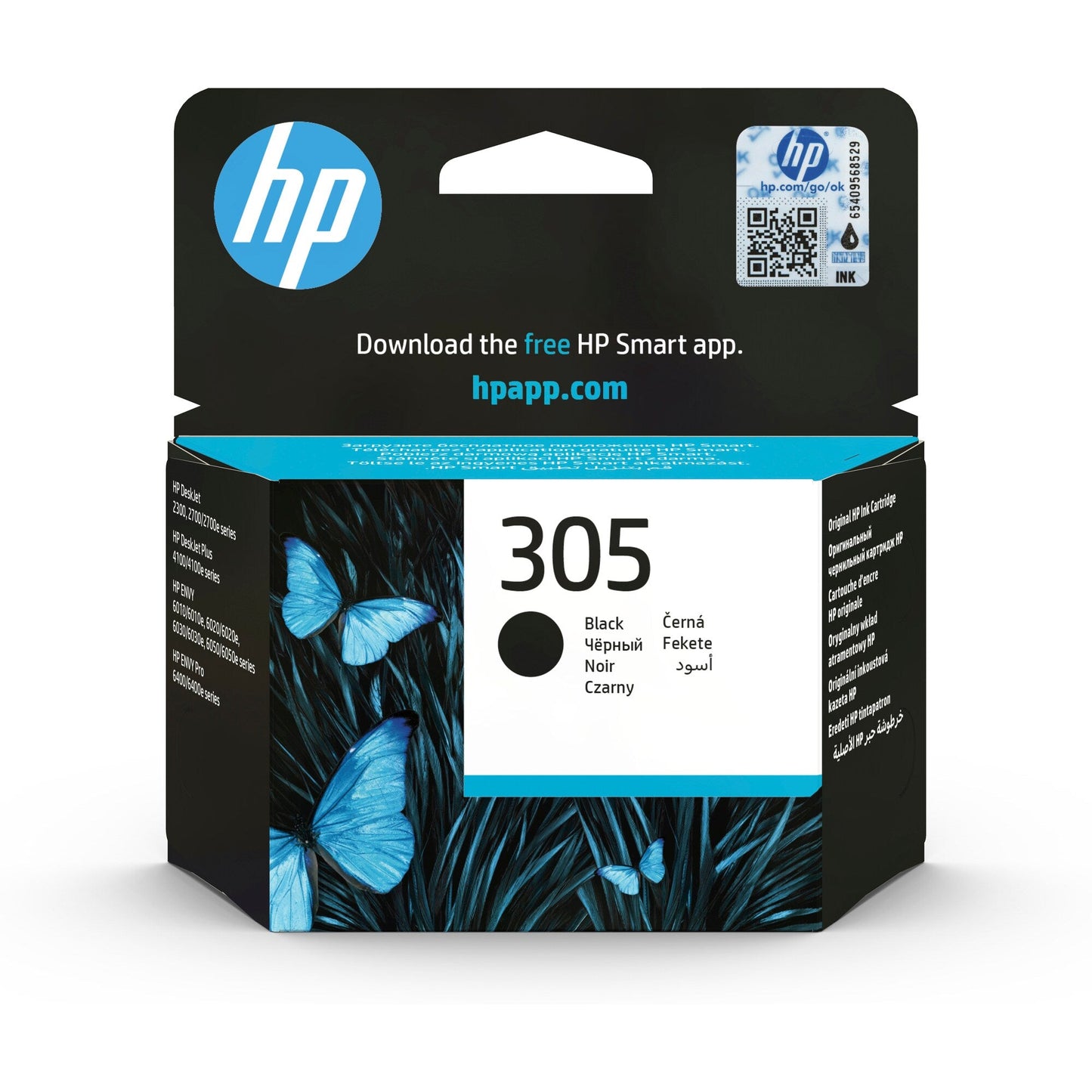 HP ראש דיו 305 שחור 3YM61AE 2710