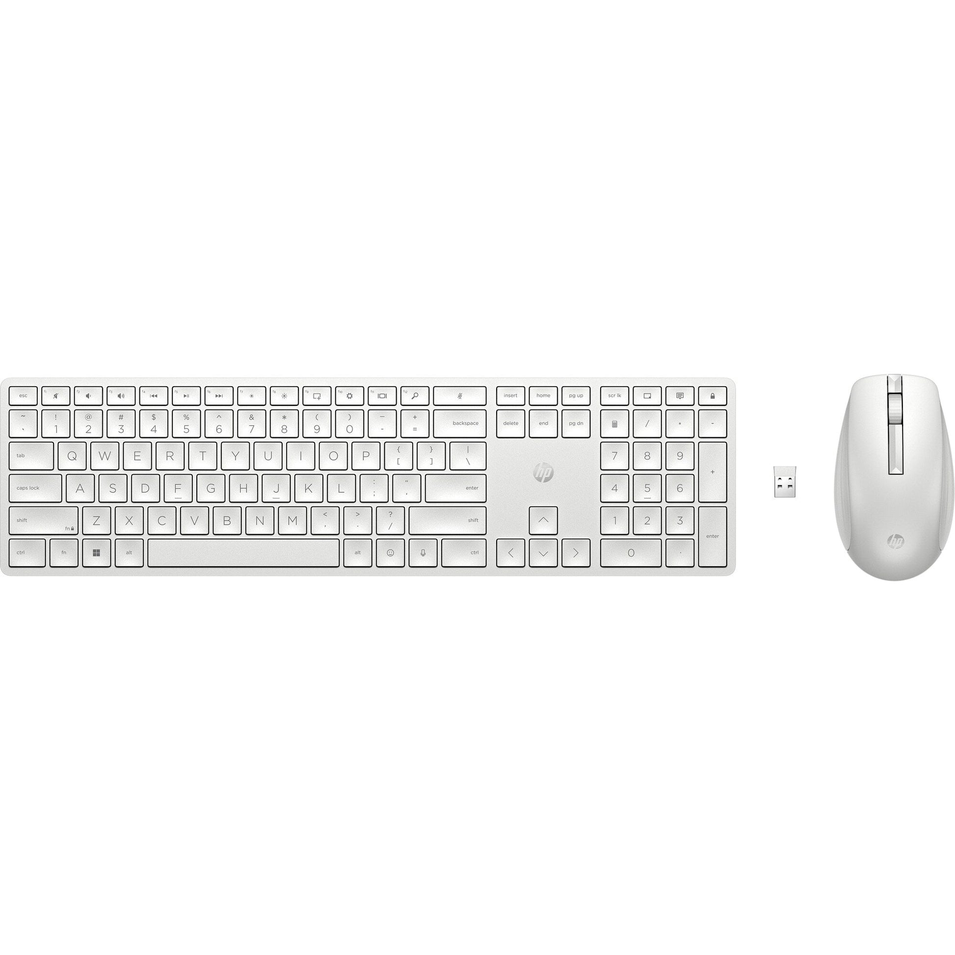 HP סט מקלדת ועכבר HP 650 WLS KB - MSE Combo WHT