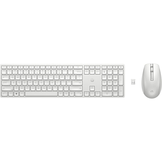 HP סט מקלדת ועכבר HP 650 WLS KB - MSE Combo WHT