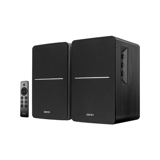 Edifier R1280DBs Powerful Bookshelf Speakers +SUB out black